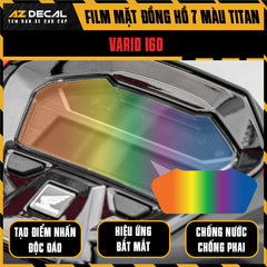 Miếng Dán Mặt Đồng Hồ 7 Màu Titan Xe Honda Vario