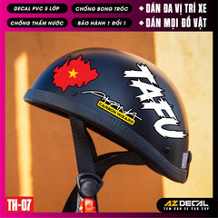 Sticker Dán Xe Máy, Xe Điện, Xe Đạp, Mũ Bảo Hiểm | TH-07