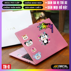 Sticker Dán Xe Máy, Xe Điện, Xe Đạp, Mũ Bảo Hiểm | TH-11