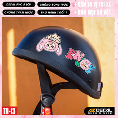 Sticker Dán Xe Máy, Xe Điện, Xe Đạp, Mũ Bảo Hiểm | TH-13