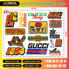 Sticker Dán Xe Máy, Xe Điện, Xe Đạp, Mũ Bảo Hiểm | TH-15