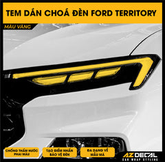 Tem Dán Chóa Đèn Ford Territory
