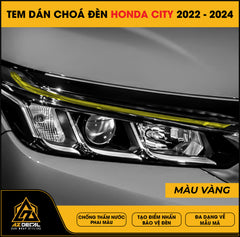Tem Dán Chóa Đèn Honda City 2022-2024