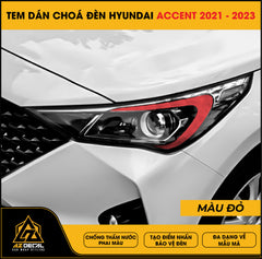 Tem Dán Chóa Đèn Hyundai Accent 2021-2023