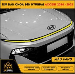 Tem Dán Chóa Đèn Hyundai Accent 2024-2025
