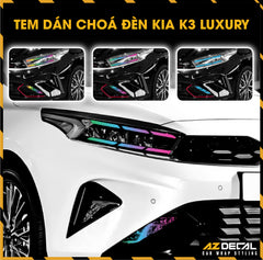 Tem Dán Chóa Đèn Kia K3