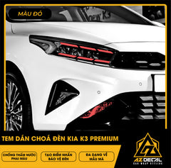 Tem Dán Chóa Đèn Kia K3