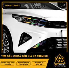 Tem Dán Chóa Đèn Kia K3