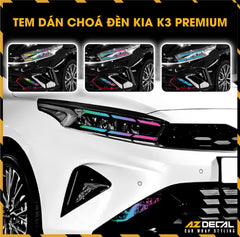 Tem Dán Chóa Đèn Kia K3