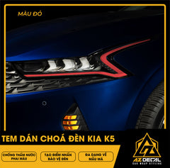 Tem Dán Chóa Đèn Kia K5