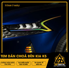 Tem Dán Chóa Đèn Kia K5