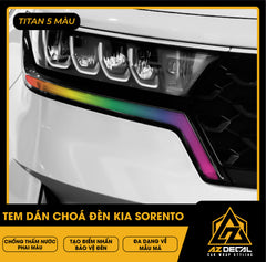 Tem Dán Chóa Đèn Kia Sorento