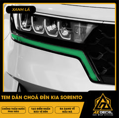 Tem Dán Chóa Đèn Kia Sorento