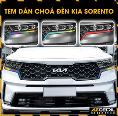 Tem Dán Chóa Đèn Kia Sorento