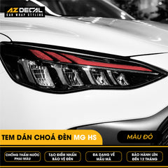 Tem Dán Chóa Đèn MG HS