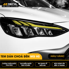 Tem Dán Chóa Đèn MG HS