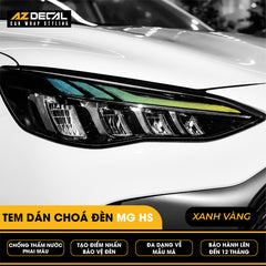 Tem Dán Chóa Đèn MG HS