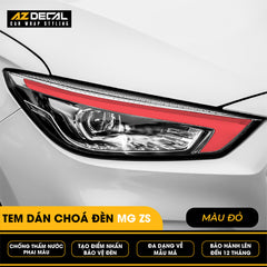 Tem Dán Chóa Đèn MG ZS