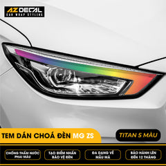 Tem Dán Chóa Đèn MG ZS