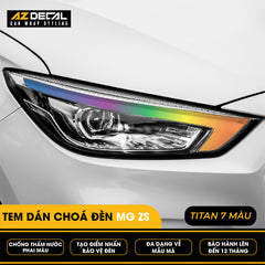 Tem Dán Chóa Đèn MG ZS