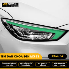 Tem Dán Chóa Đèn MG ZS