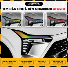 Tem Dán Chóa Đèn Mitsubishi Xforce