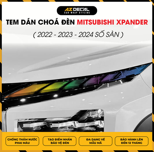 Tem Dán Chóa Đèn Mitsubishi Xpander 2022-2024