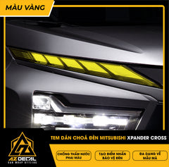 Tem Dán Chóa Đèn Mitsubishi Xpander Cross 2021
