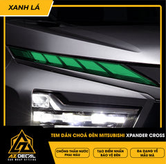Tem Dán Chóa Đèn Mitsubishi Xpander Cross 2021