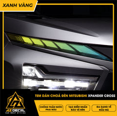 Tem Dán Chóa Đèn Mitsubishi Xpander Cross 2021