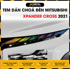 Tem Dán Chóa Đèn Mitsubishi Xpander Cross 2021
