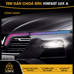 Tem Dán Chóa Đèn Vinfast LUX A