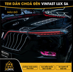 Tem Dán Chóa Đèn Vinfast LUX SA