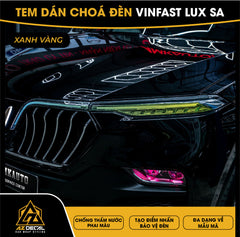 Tem Dán Chóa Đèn Vinfast LUX SA