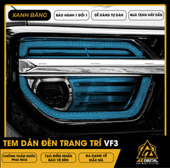 Tem Dán Chóa Đèn Vinfast VF3