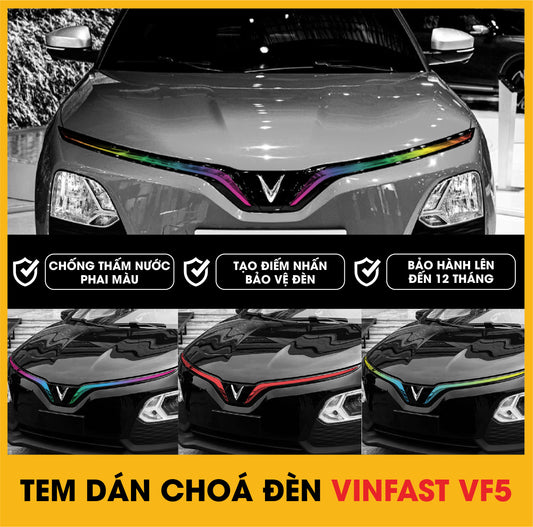 Tem Dán Chóa Đèn Vinfast VF5
