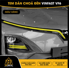 Tem Dán Chóa Đèn Vinfast VF6
