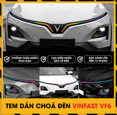 Tem Dán Chóa Đèn Vinfast VF6