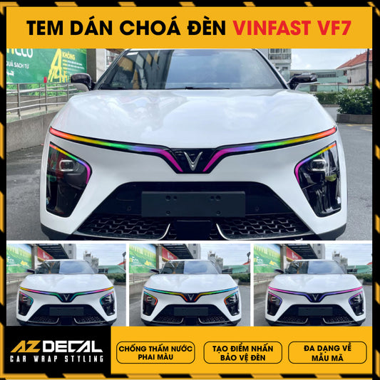 Tem Dán Chóa Đèn Vinfast VF7