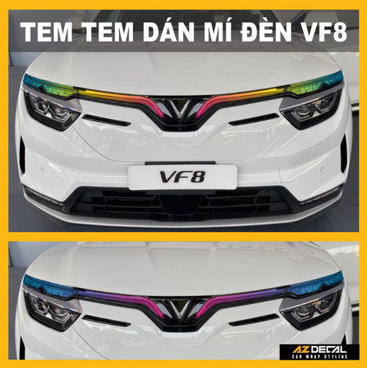 Tem Dán Chóa Đèn Vinfast VF8