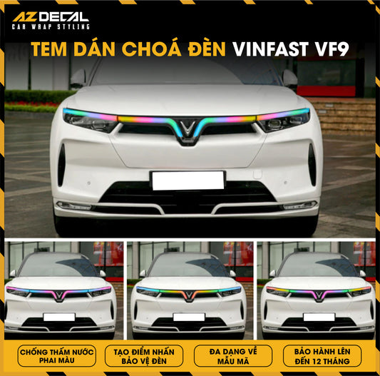 Tem Dán Chóa Đèn Vinfast VF9