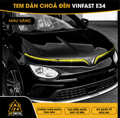 Tem Dán Chóa Đèn Vinfast VF E34