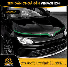 Tem Dán Chóa Đèn Vinfast VF E34