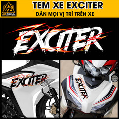 Tem Đa Vị Trí Xe Máy - Tia Sét Hãng Xe EXCITER