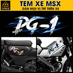 Tem Đa Vị Trí Xe Máy - Tia Sét Hãng Xe PG-1