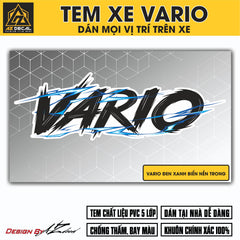 Tem Đa Vị Trí Xe Máy - Tia Sét Hãng Xe VARIO ĐEN XANH