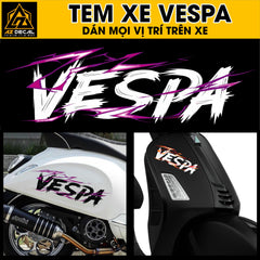 Tem Đa Vị Trí Xe Máy - Tia Sét Hãng Xe VESPA