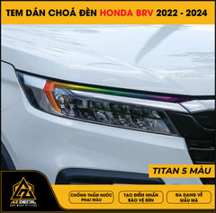 Tem Dán Chóa Đèn Honda BRV 2022-2024