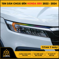 Tem Dán Chóa Đèn Honda BRV 2022-2024