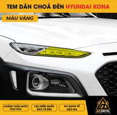 Tem Dán Chóa Đèn Hyundai Kona